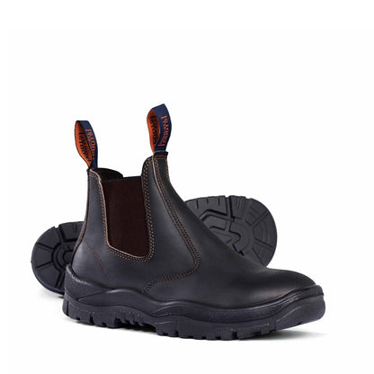 Mongrel 240030 Claret Oil Kip Slip On Safety Boot