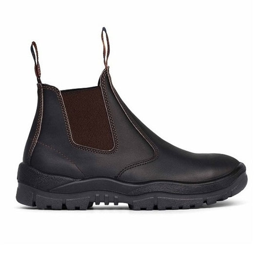 Mongrel 940030 Claret Oil Kip Non Safety Elastic Sided Boot