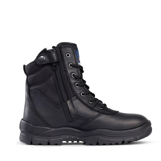 Mongrel 251020 Black High Leg ZipSider Safety Boot