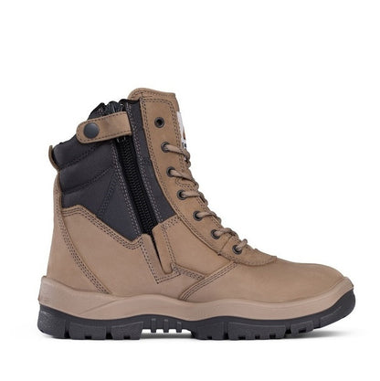 Mongrel 251060 Stone High Leg ZipSider Safety Boot