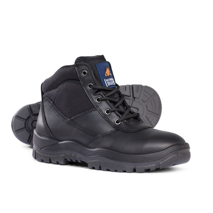 Mongrel 260020 Black Lace Up Safety Boot