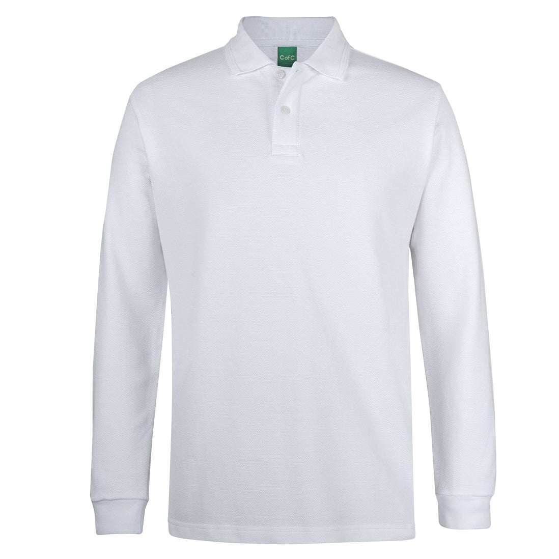 JB’s Wear 2PCL C of C L/S 320G Popcorn Cotton Polo