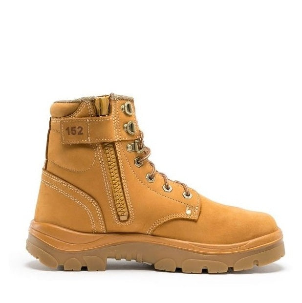 wheat boot on white background
