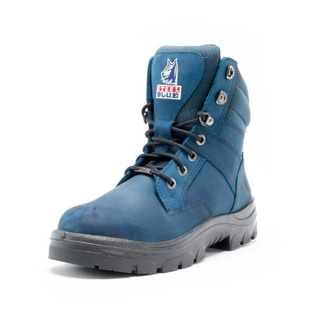 Steel Blue 312361 Southern Cross Zip Safety Boots Blue