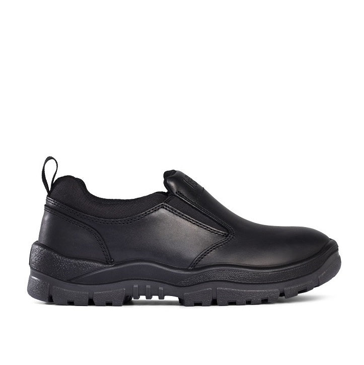 Mongrel 315085 Black Slip On Safety Shoe Steel Toe