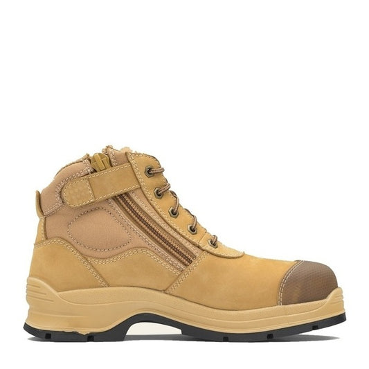 wheat Blundstone 318 Unisex Zip Up Safety Boots