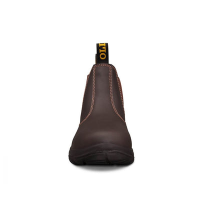 Oliver 34-626 Claret Elastic Sided Safety Boot