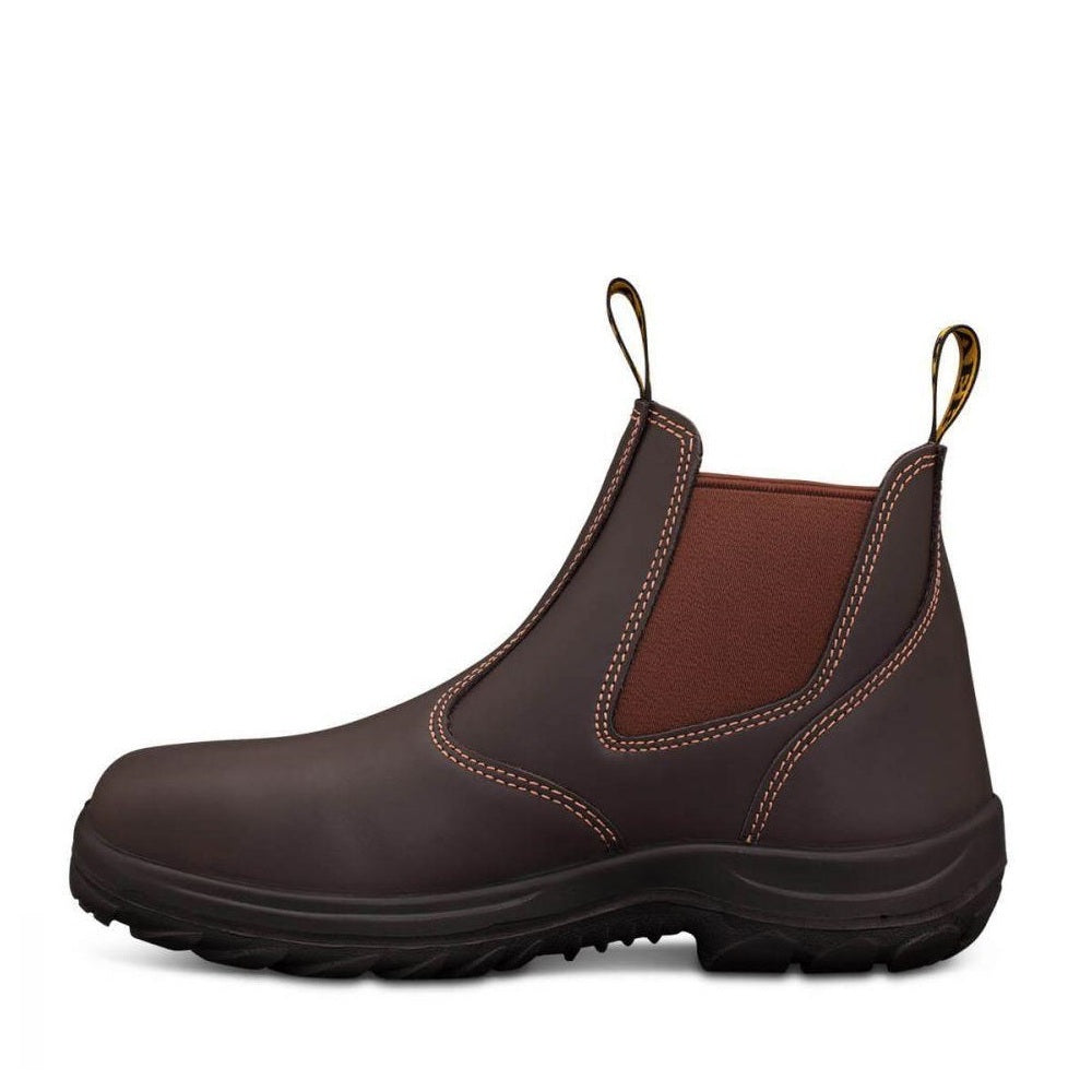 Oliver 34-626 Claret Elastic Sided Safety Boots