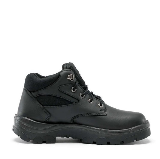 Black sneaker on a white background