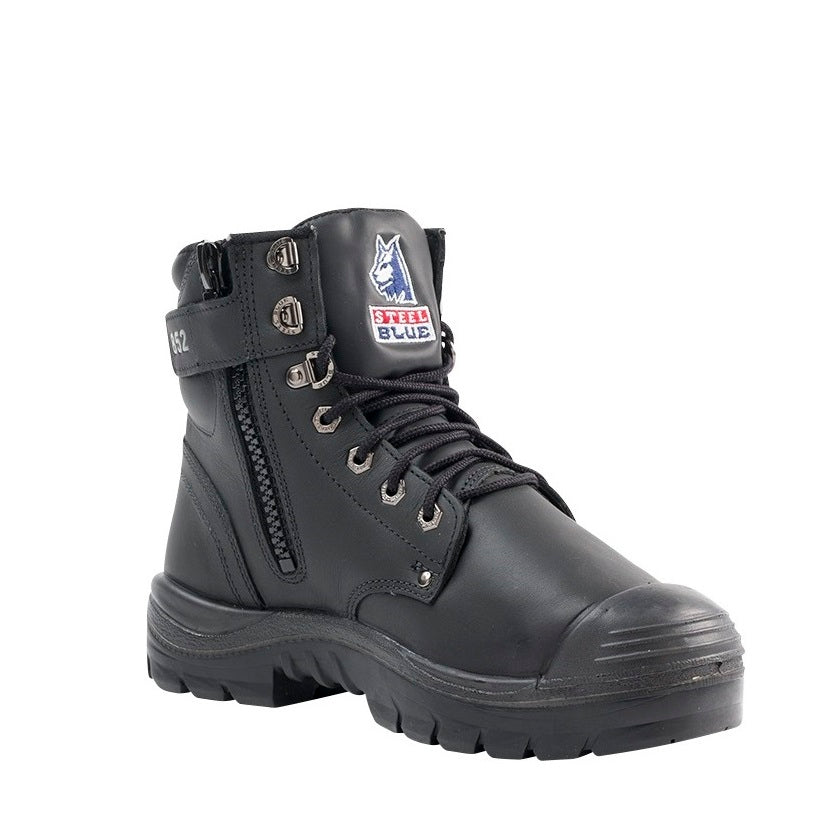 Steel Blue 382852 Argyle Zip: Nitrile Outsole/Bump Cap/Met Guard