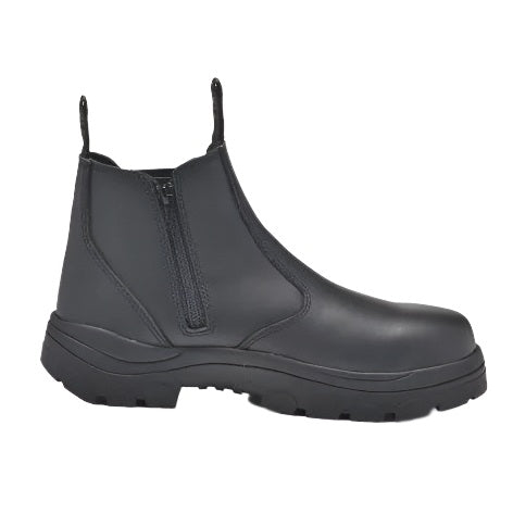 Wide Load 390BZN Soft Toe Elastic Sided+ Zip Non Safety Boot