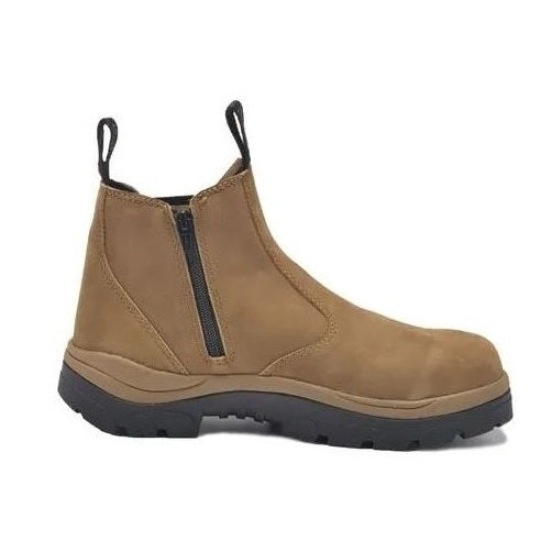 Wide Load 390TZN Soft Toe Elastic Sided Boot + Zip Non Safety Boot