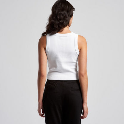 AS Colour 4064G Womens Organic Rib Crop Tank