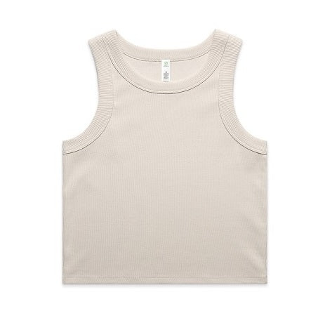 AS Colour 4064G Womens Organic Rib Crop Tank