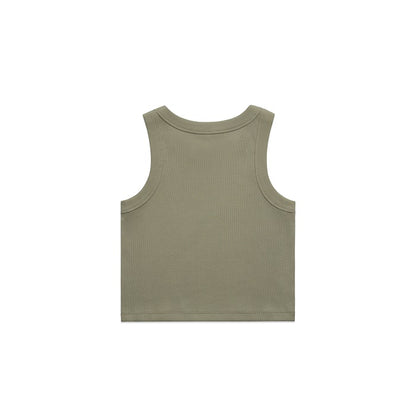 AS Colour 4064G Womens Organic Rib Crop Tank