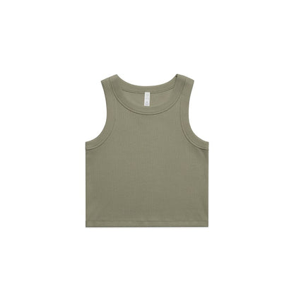 AS Colour 4064G Womens Organic Rib Crop Tank