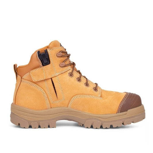 Oliver 45-630Z Wheat 130Mm Zip Side Composite Safety Boot