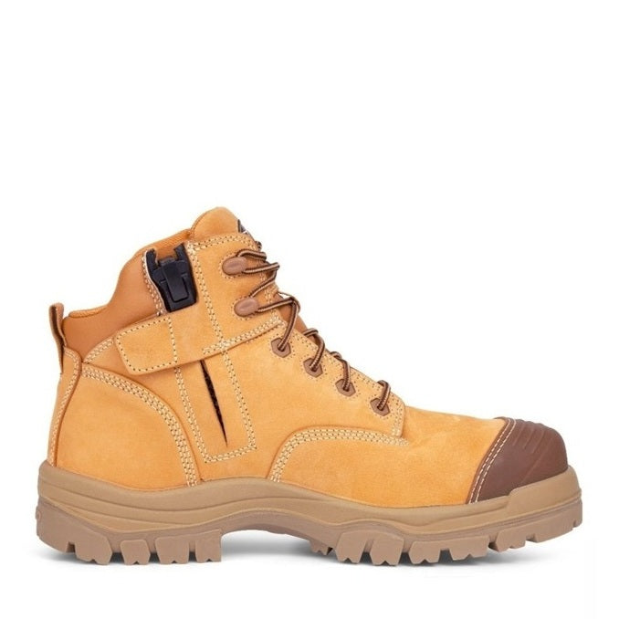 Oliver 45-630Z Wheat 130mm Zip Side Composite Safety Boots Wheat