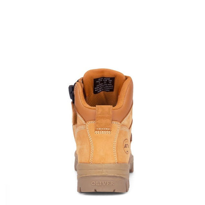 Oliver 45-630Z Wheat 130mm Zip Side Composite Safety Boots Wheat