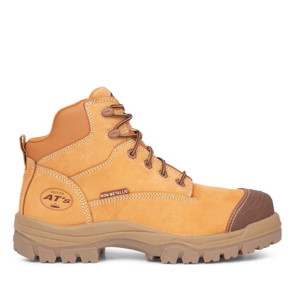 Oliver 45-630Z Wheat 130Mm Zip Side Composite Safety Boot