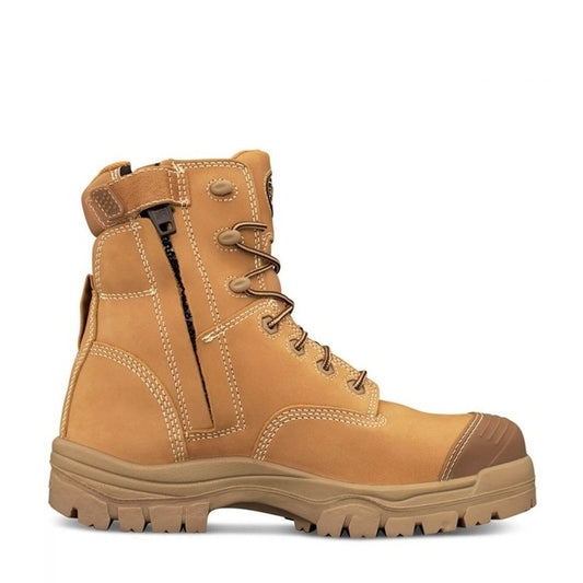 Wheat Oliver 45-632Z Wheat Zip Side Composite Safety Boots
