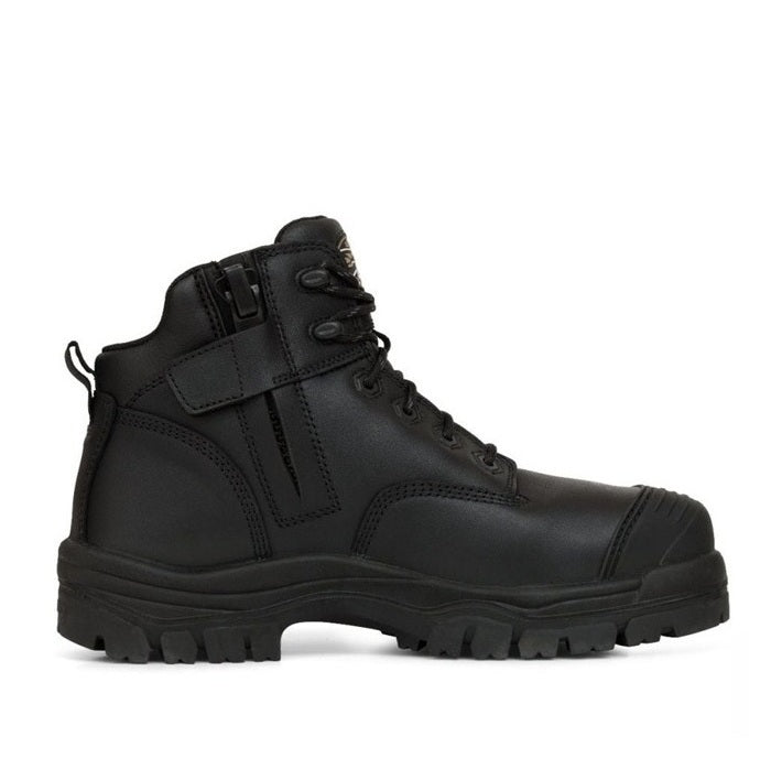Oliver 45-640Z Black 130Mm Zip Side Composite Safety Boot