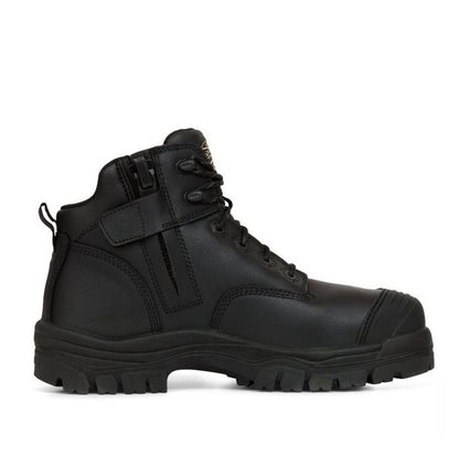Oliver 45-640Z Black 130Mm Zip Side Composite Safety Boot