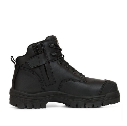 Oliver 45-640Z Black 130Mm Zip Side Composite Safety Boot
