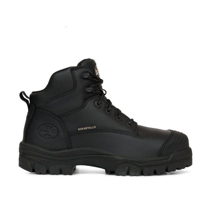 Oliver 45-640Z Black 130Mm Zip Side Composite Safety Boot