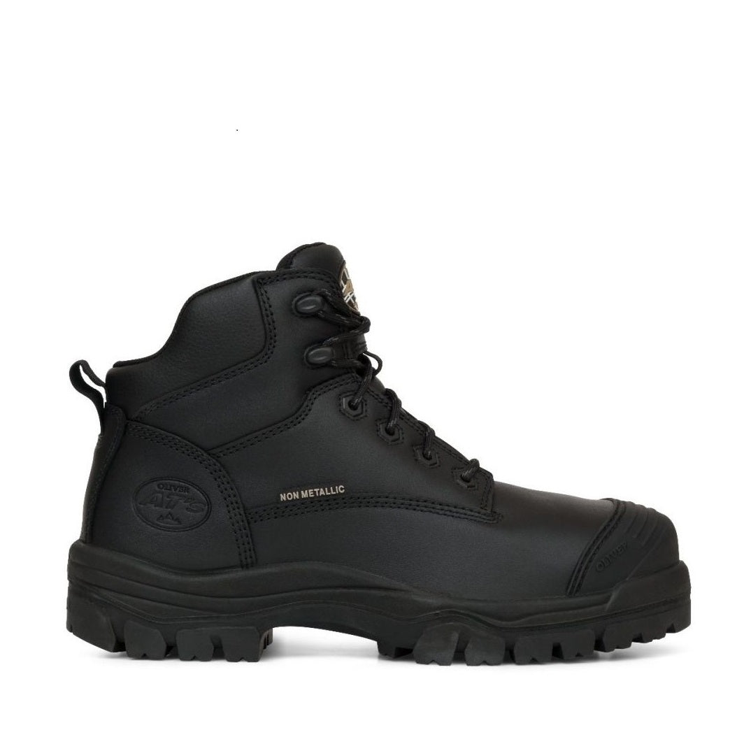 Oliver 45-640Z Black 130mm Zip Side Composite Safety Boots