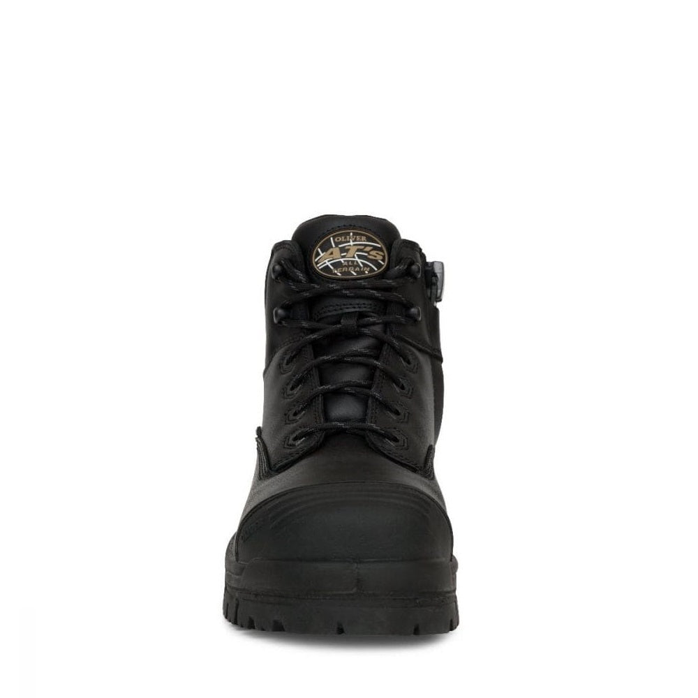 Oliver 45-640Z Black 130mm Zip Side Composite Safety Boots