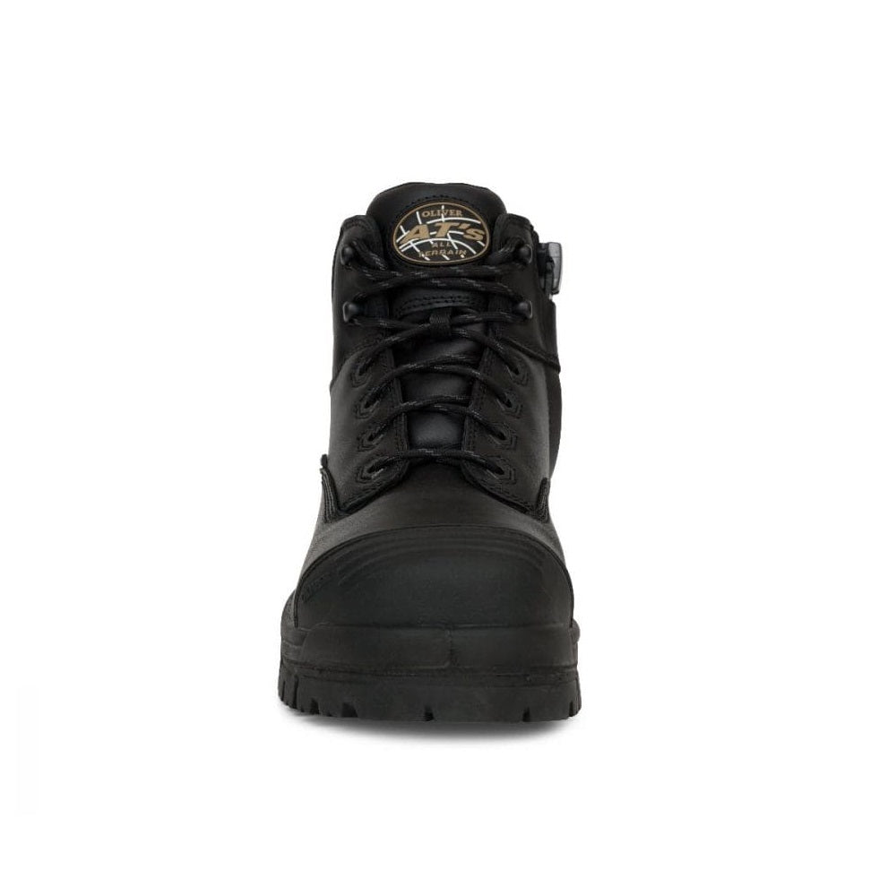 Oliver 45-640Z Black 130Mm Zip Side Composite Safety Boot