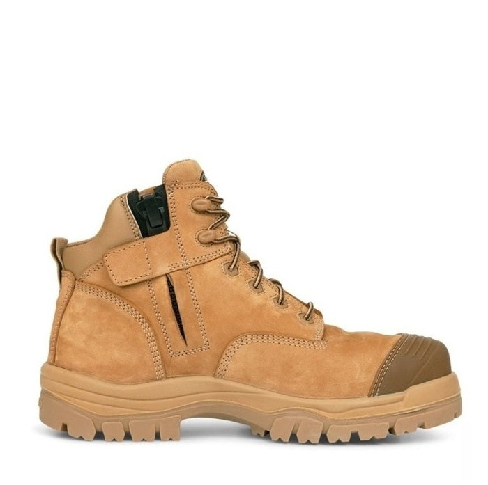 Oliver 45-650Z Stone 130mm Zip Side Composite Safety Boots Stone