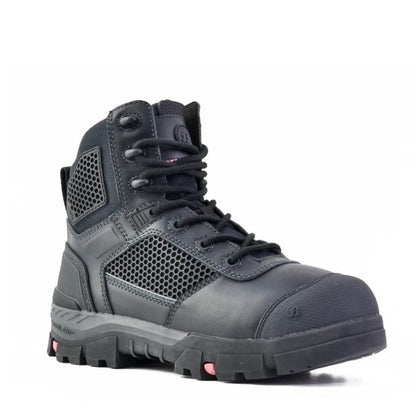 Slip resistant Zip Sided Bata 504-66012 Avenger Ladies Black Composite Safety Boot