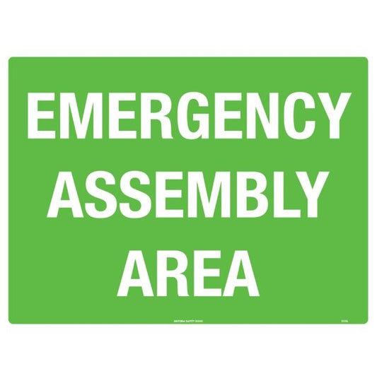 U. Safety Signs 509LM 600x400mm Emergency Assembly Area