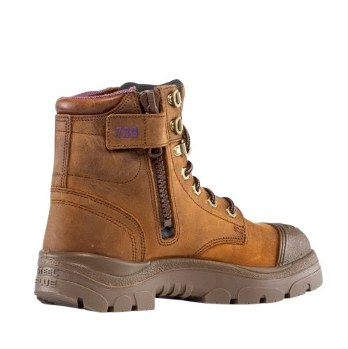 Steel Blue 512739 Ladies Argyle Zip Scuff Waterproof Safety Boots