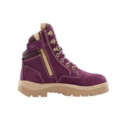 Steel Blue 512761 Southern Cross Zip Ladies Safety Boot