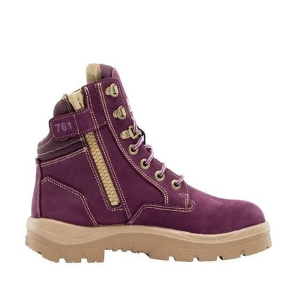 Steel Blue 512761 Southern Cross Zip Ladies Safety Boots
