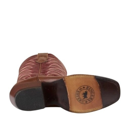 Ringers Western 519250104-CHRE Longreach Womens Cuban Heel Non Safety Boot