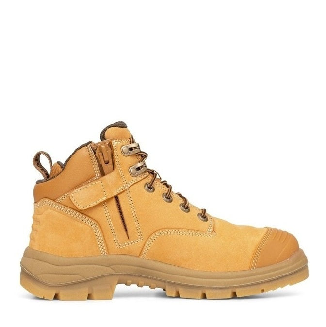 Oliver 55-330Z Wheat Zip Side Safety Boots