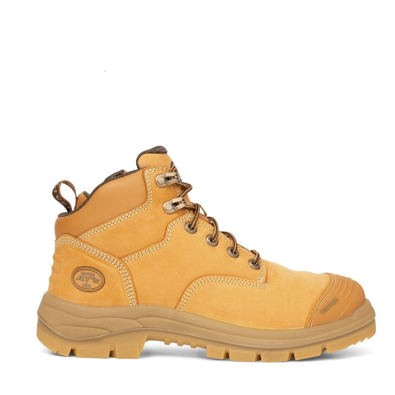 Oliver 55-330Z Wheat Zip Side Safety Boots