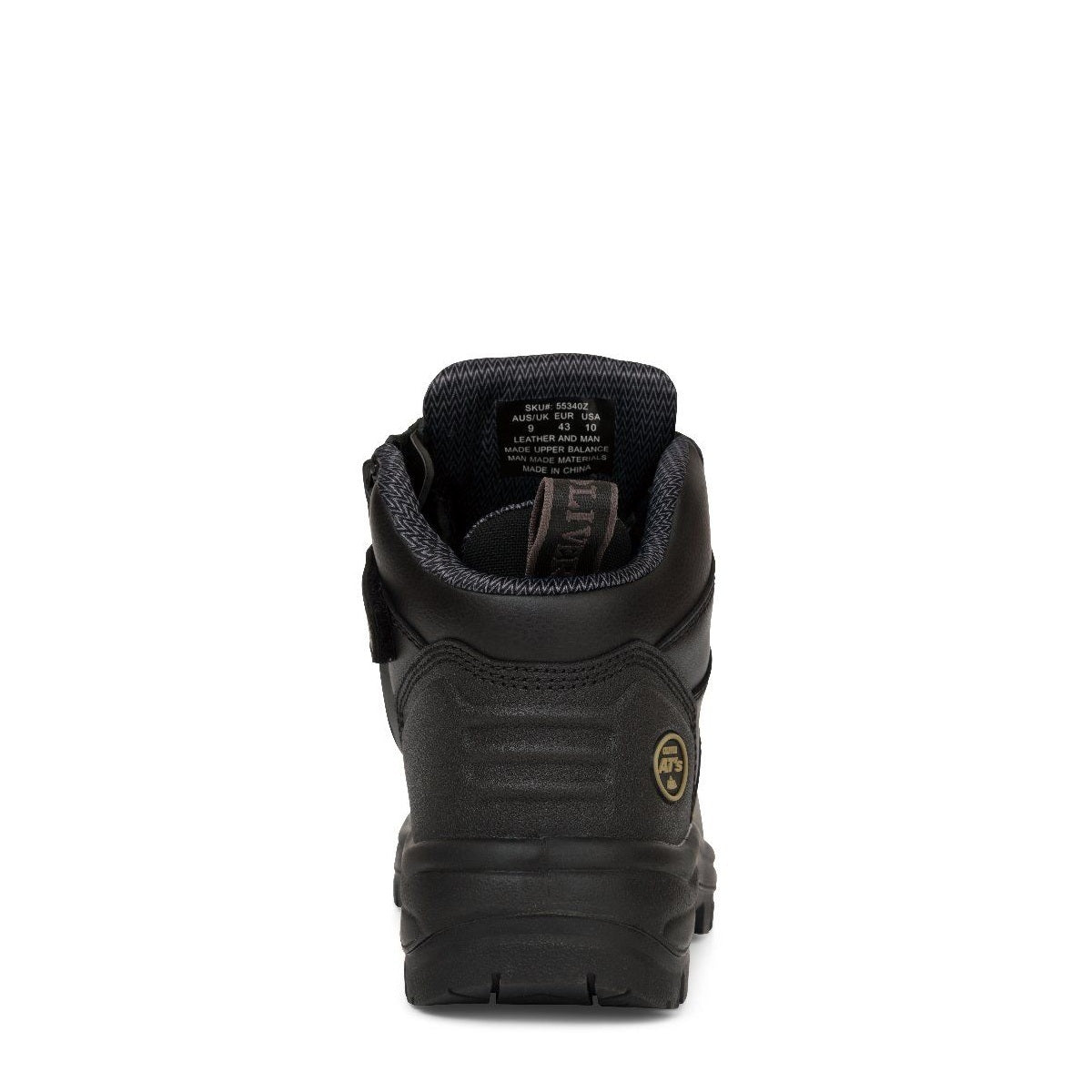 Oliver 55-340Z Black130mm Zip Side Safety Boots