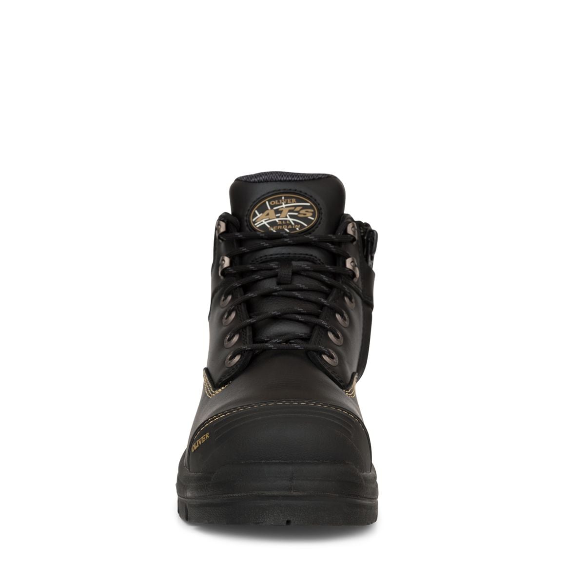 Oliver 55-340Z Black 130MM Zip Side Safety Boot