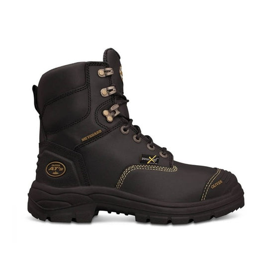 Oliver 55-346 Black Lace Up Metatarsal Safety Boot