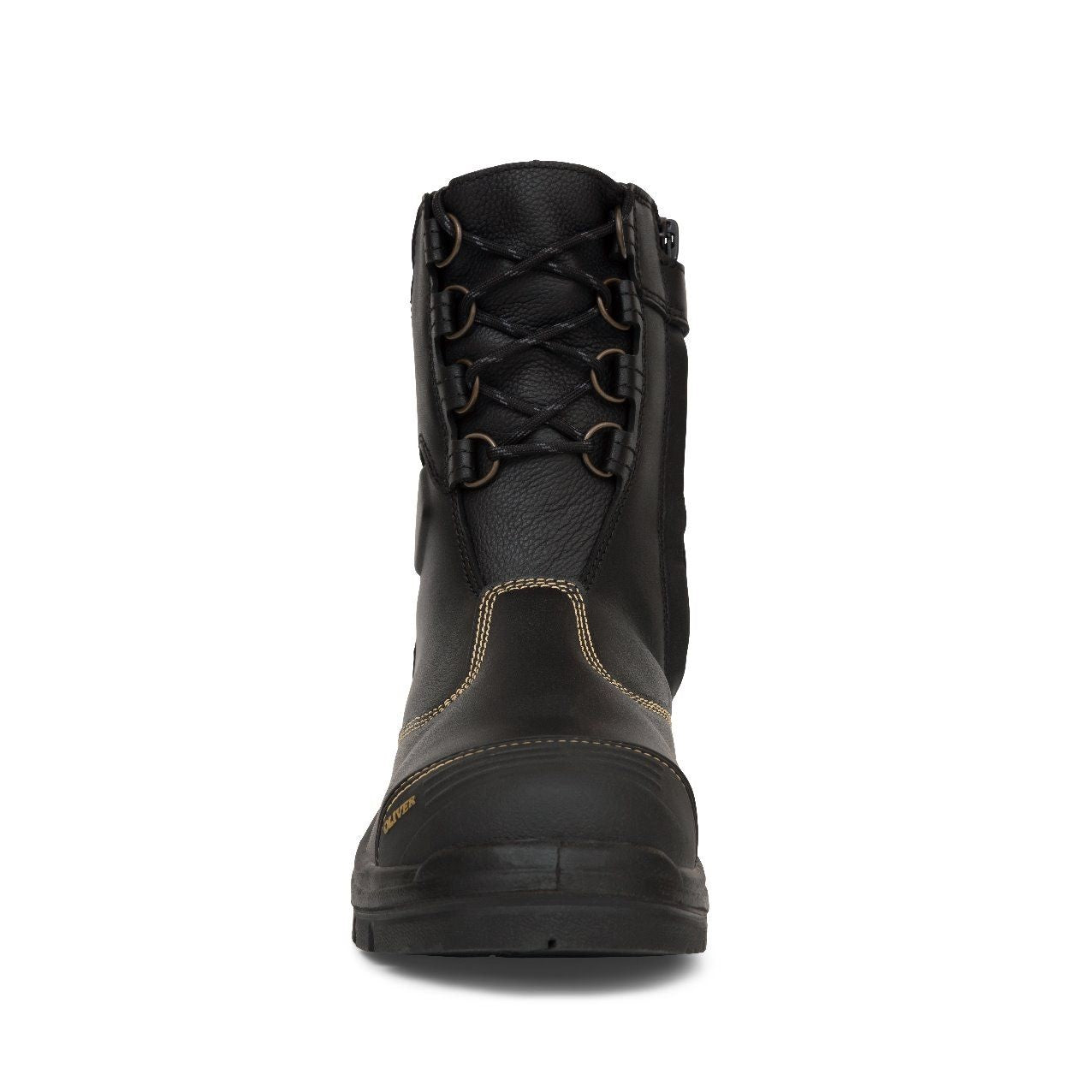 Oliver 55-380 Black 200Mm Hi Leg Zip Side Safety Boot