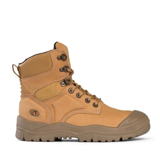 Mongrel DISCONTINUED 550050 Wheat High Leg Lace Up Boot with Scuff Cap