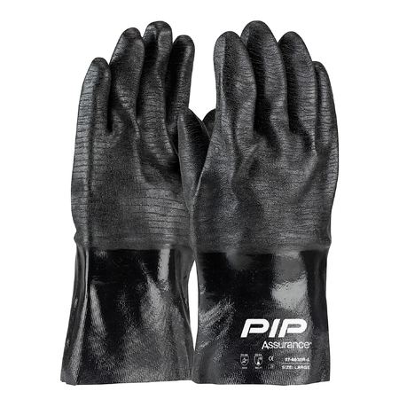 PIP 57-8630R-L Assurance® Chemgrip™ Neoprene Coated Gloves with Interlock Liner - 12 Inch Large