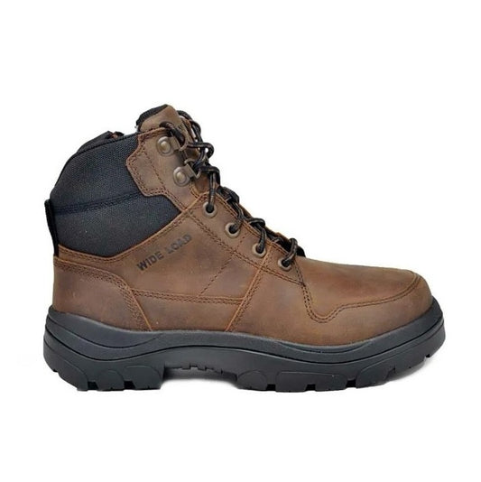 Wide Load 590CZN 6 Inch Soft Toe Zip/ Lace Up Non Safety Boot