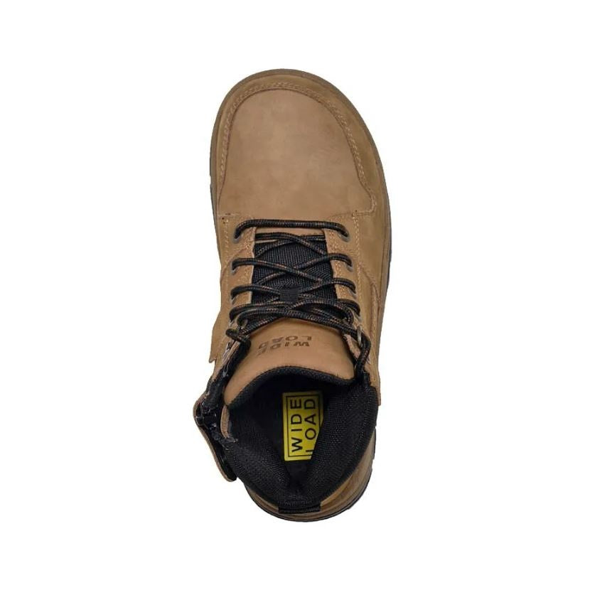 Wide Load 590TZN 6 Inch Soft Toe Zip/ Lace Up Non Safety Boot