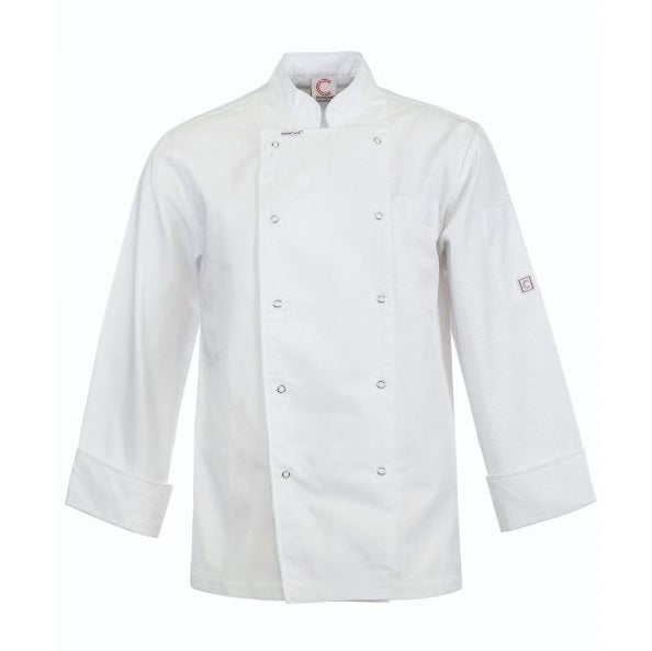 Chefscraft CJ039 DISCONTINUED Executive Chef Jacket L/S Jacket with Studs